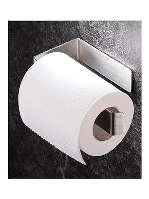 Nacario Paslanmaz Çelik Wc Kağıtlık Tuvalet Kağıtlığı Tuvalet Kağıdı Askısı Yapışkanlı Tasarım