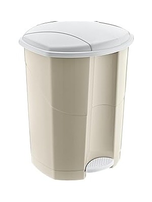 Nacario Smartware Pedallı Kovası 30 Lt Latte