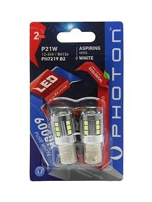 Nacario Photon Ampul P21W 12-24V 93 LED (2'li Blister) Pht PH7219 B2