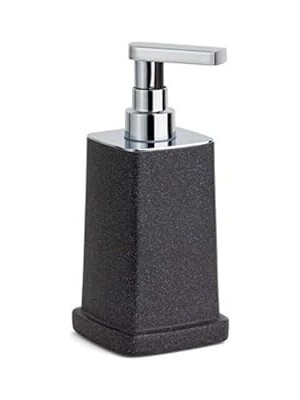 Nacario System Sıvı Sabunluk Siyah/krom Renk 195X95X87 mm