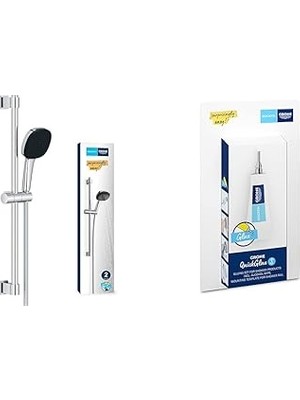 Nacario Grohe Vitalio 110 Sürgülü Duş Seti + 2 Adet Quickglue Banyo Yapıştırıcı Seti