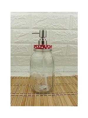 Nacario Büyük Boy Cam Sıvı Sabunluk 800ML
