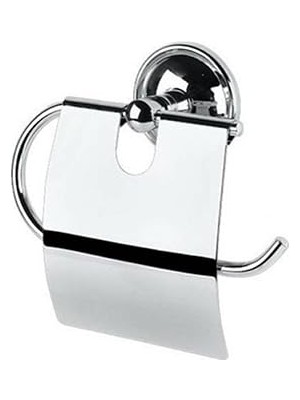 Nacario Tuvalet Kağıtlık Aparat Kapalı Wc Kağıt Standı Paslanmaz Metal Sağlam Vidalı Krom Renk