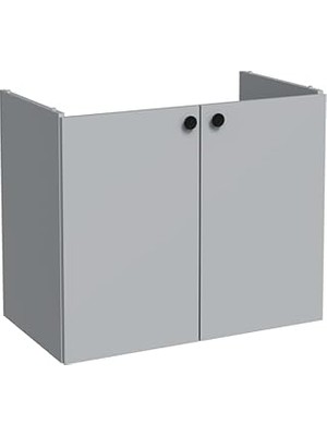 Nacario Shift T20 81001 Kapaklı Lavabo Dolabı, Kül Gri, 80 cm