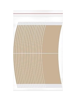 Nacario Hold Bant Düz Şeritler Çift Taraflı Yapıştırıcı, 36 Parça (2,5 cm x 7,6 Cm) (Oval ''c'' (2.