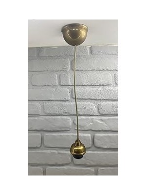 Nacario Eskitme Gold Avize Plastik Kablolu Sarkıt Duy E27 Tesisat