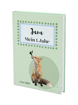 Nacario Jana- Mein Erstes Jahr: Supersüßes Babyalbum Personalisiert Für Jana. Mit Total Schnuckeligen Tiere