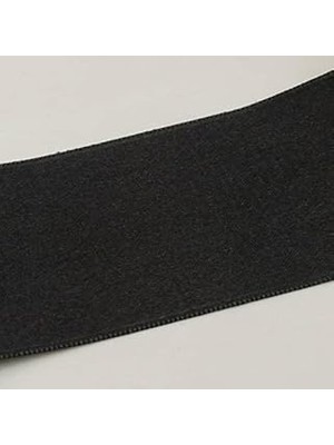 Nacario Siyah Saten Kurdela 6 cm x 10 Metre
