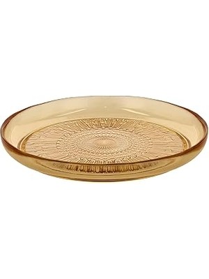 Nacario Bitz Kusintha Cam Tabak Dia 25 cm Amber