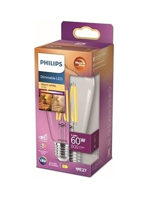 Nacario LED 60W ST64 E27 Kısılabilir Filament Ampul WGD90