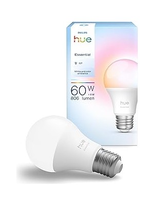 Nacario Essential 8W E27 806 Lumen Renkli Akıllı Ampul A60