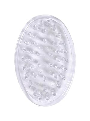 Nacario Smartizi Şeffaf Sabunluk - Kaymaz Silikon Tabanlı Tırtıklı Tasarım - Banyo Mutfak Için Sabun