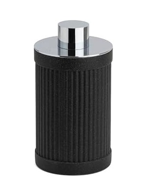 Nacario System Reçine Tezgah Üstü Pamukluk Siyah-Krom 149X80X80 mm Siyah-Krom Tek Ebat BA2019 024 R2-Cr