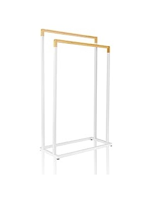 Nacario [marka] Metal Havlu Askılığı Beyaz GLV0763