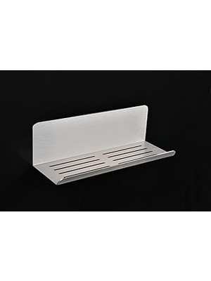 Nacario Deltahome Paslanmaz Çelik 28CM Banyo Rafı Duş Rafı - Yapişkanli Montaj - Aninda Kolay Montaj - Inox