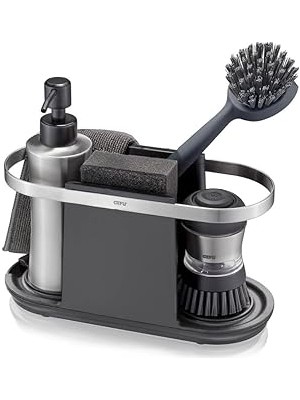 Nacario Gefu Smartline Lavabo Düzenleyici, Siyah, 50,4 x 3,6 x 3,5 cm