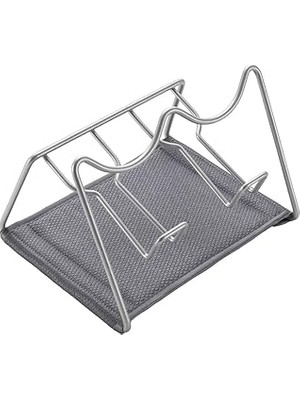 Nacario Metaltex Sodatex 2 - Çift Şişe Rafı. Gri Renkte Polytherm Kaplama. Boyutlar: 21X17X14 cm