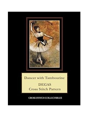 Nacario Dancer With Tambourine: Degas Cross Stitch Pattern
