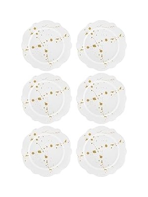 Nacario The Mia Splash Pasta Tabağı 6 Parça 21 cm