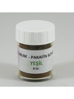 Nacario Parti̇ Vi̇tri̇ni̇ Yeşil Renk Jel Mum Parafin Toz Boyası 5 gr