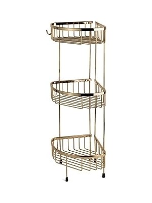 Nacario System Banyo Duş Raf Sistemi Gold Renk 647X196X250 mm