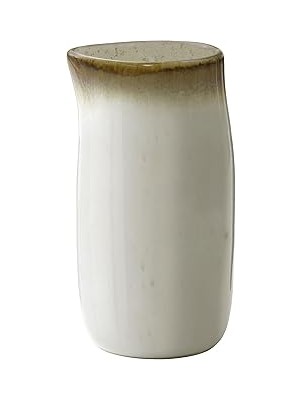 Nacario Bitz Sütlük, Seramik Süt Kabı, 200 Ml, Krem/krem