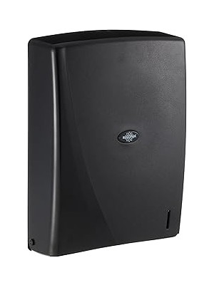 Nacario Rulopak R-1312S Z Kat 400'LÜ Havlu Dispenseri, Plastik, Siyah