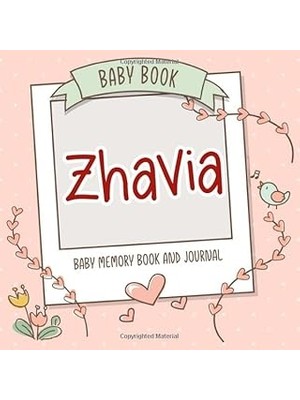 Nacario Baby Book Zhavia - Baby Memory Book And Journal: Personalized Newborn Gift, Album For Memories And