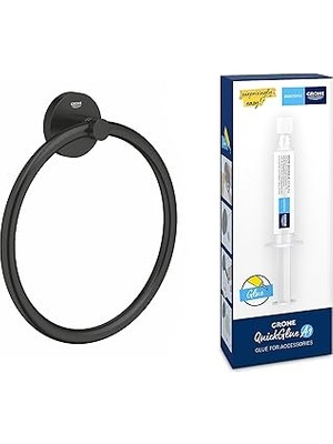 Nacario Grohe Start Quickfix Halka Havluluk + Quickglue A1 Yapıştırıcı Seti
