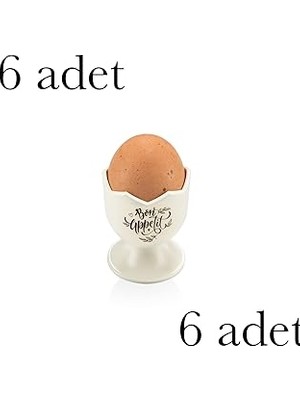 Nacario 6 Adet Yumurta Masa Sofra Sunumluk