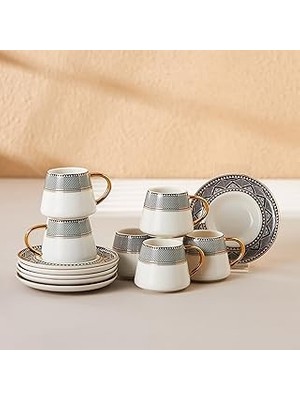 Nacario Globe 6 Kişilik Kahve Fincanı Takımı 90 ml