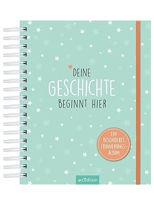Nacario Deine Geschichte Beginnt Hier: Ein Erinnerungsalbum Und Wunderschönes Geschenk Zur Geburt