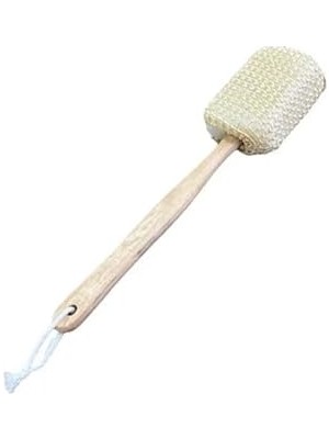 Nacario Ahşap Sapli Doğal Banyo Li̇fi̇ 37 cm