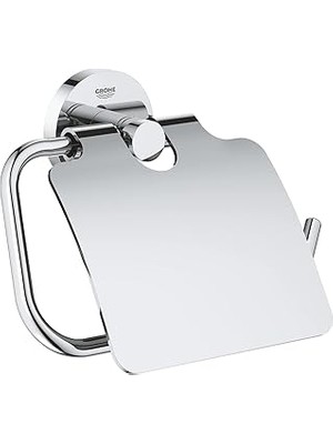 Nacario Grohe Start Quickfix Kapaklı Tuvalet Kağıtlığı | Duş / Banyo Aksesuarları | Krom | 41179000