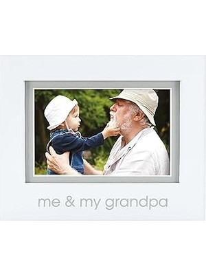 Nacario Pearhead Me And My Grandpa Sentiment Bebek Resim Çerçevesi, Bebek Hatırası Fotoğraf Çerçevesi, Cins