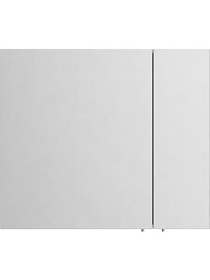 Nacario Shift T20 Aynalı Banyo Dolabı 81006, 80 Cm, Sağ Kapaklı, Parlak Beyaz