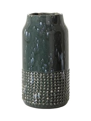 Nacario Azul Seramik Vazo 17 x 32 cm