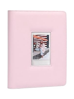 Nacario Instax Mini Film Uyumlu 288'LI Pembe Albüm