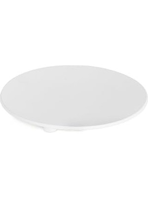 Nacario System Tezgah Üstü Katı Sabunluk Beyaz Renk 21X137X137 mm