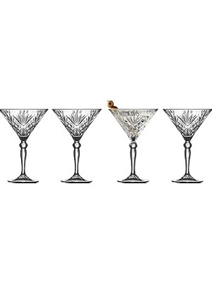 Nacario Lyngby Glas Melodia Kristal Kokteyl Bardağı 4 Adet 21 cl