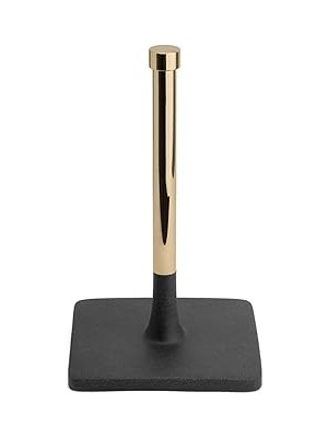 Nacario System Banyo Tezgah Üstü Hareketli Havluluk Siyah-Gold Renk 270X160X160 mm Siyah Tek Ebat BA4016 05