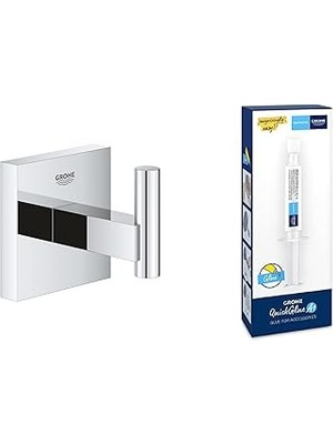 Nacario Grohe Start Cube Quickfix Bornoz Askısı + Quickglue A1 Yapıştırıcı Seti