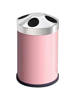 Nacario Set Üstü Fırçalık Banyo Metal Fırçası Kabı Kutusu Pembe