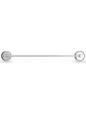 Nacario Paslanmaz Metal Havluluk 41 cm – Duvara Monte Krom Banyo Havlu Askısı, Vida Dübel Hediyeli