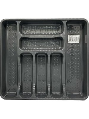 Nacario 39X42,5X5 cm Çekmece Içi Boy 7 Gözlü Kaşıklık Antrasit