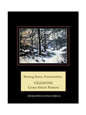 Nacario Melting Snow, Fountainblue: Cezanne Cross Stitch Pattern