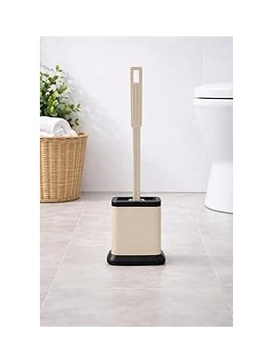 Nacario Sas Haus Silikon Tuvalet Fırçası Pratik Silikon Wc Klozet Fırçası Bej S-220
