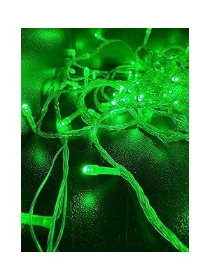 Nacario 100 Lü 10 Metre Yeşil LED Dekorasyon Süsleme Dekor Lambası Gün Işığı Organizasyon (Yeşil, 10 Metre)