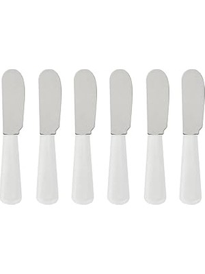 Nacario 6’lı Kahvaltı Tereyağı Bıçağı Seti – 11 cm Yayma Bıçakları, Kahvaltılık, Reçel, Krem Peynir T