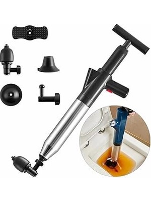 Nacario Profesyonel, Yüksek Basınçlı Boru Piston, Tıkalı Tuvalet Lavabo Pompası,